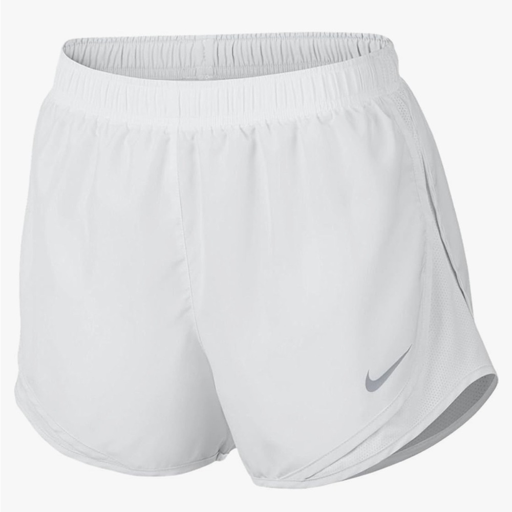 nike women’s dri-fit tempo track 3.5 short in white